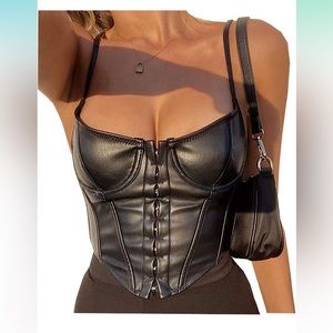 Women's Corsets Crop Tops Tank Top